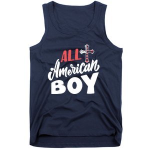 All American Boy | 4th Of July Family Outfits Tank Top