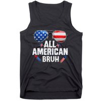 All American Bruh Fourth Of July American Teen Tank Top