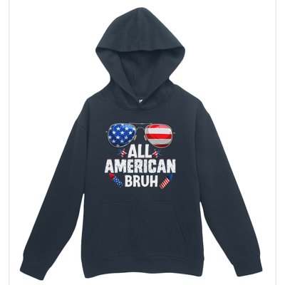 All American Bruh Fourth Of July American Teen Urban Pullover Hoodie