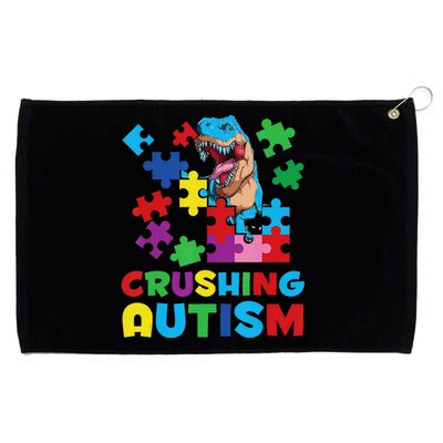 Autism Awareness Boys Crushing Autism Grommeted Golf Towel