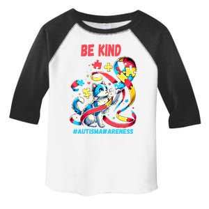 Autism Awareness Be Kind Cat Gift Toddler Fine Jersey T-Shirt