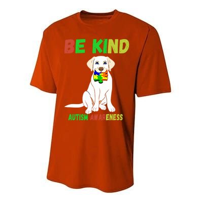 Autism Awareness Be Kind Gift Performance Sprint T-Shirt