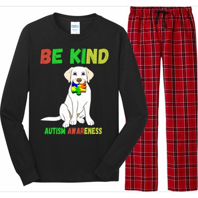 Autism Awareness Be Kind Gift Long Sleeve Pajama Set