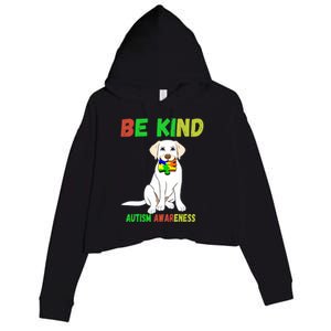 Autism Awareness Be Kind Gift Crop Fleece Hoodie