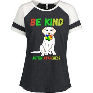 Autism Awareness Be Kind Gift Enza Ladies Jersey Colorblock Tee