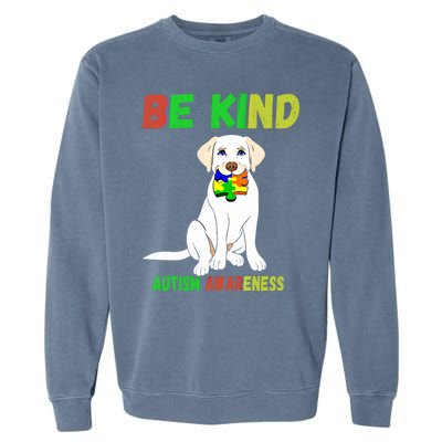 Autism Awareness Be Kind Gift Garment-Dyed Sweatshirt