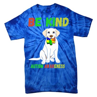 Autism Awareness Be Kind Gift Tie-Dye T-Shirt