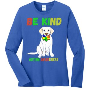 Autism Awareness Be Kind Gift Ladies Long Sleeve Shirt