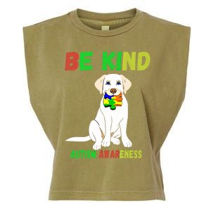 Autism Awareness Be Kind Gift Garment-Dyed Women's Muscle Tee