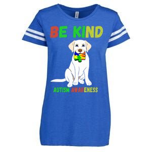 Autism Awareness Be Kind Gift Enza Ladies Jersey Football T-Shirt