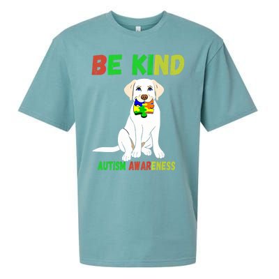 Autism Awareness Be Kind Gift Sueded Cloud Jersey T-Shirt