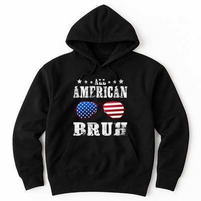 All American Bruh 4th Of July Boy Patriotic Hoodie