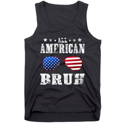 All American Bruh 4th Of July Boy Patriotic Tank Top