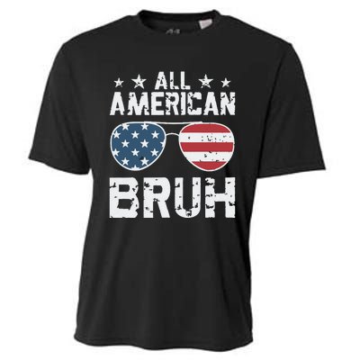 All American Boy American Dude American Bruh Cooling Performance Crew T-Shirt