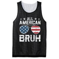 All American Boy American Dude American Bruh Mesh Reversible Basketball Jersey Tank