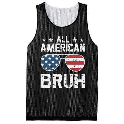 All American Boy American Dude American Bruh Mesh Reversible Basketball Jersey Tank