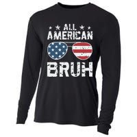 All American Boy American Dude American Bruh Cooling Performance Long Sleeve Crew