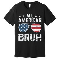 All American Boy American Dude American Bruh Premium T-Shirt