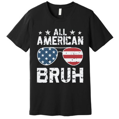 All American Boy American Dude American Bruh Premium T-Shirt