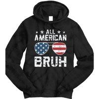 All American Boy American Dude American Bruh Tie Dye Hoodie