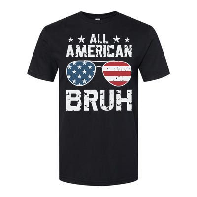 All American Boy American Dude American Bruh Softstyle CVC T-Shirt