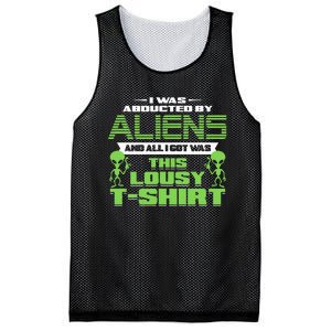 Aliens Abducted But All I Got Was This Mesh Reversible Basketball Jersey Tank