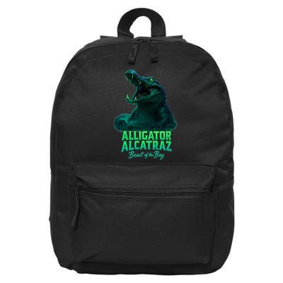 Alligator Alcatraz Beast Of The Bay 16 in Basic Backpack