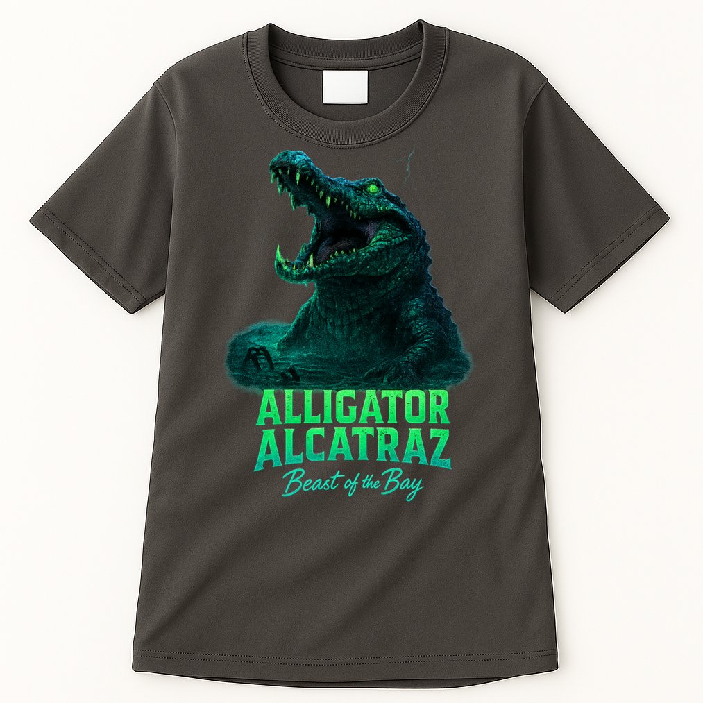 Alligator Alcatraz Beast Of The Bay Tall T-Shirt