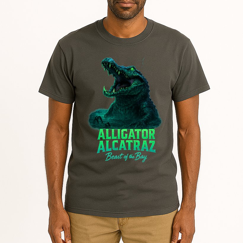 Alligator Alcatraz Beast Of The Bay Tall T-Shirt
