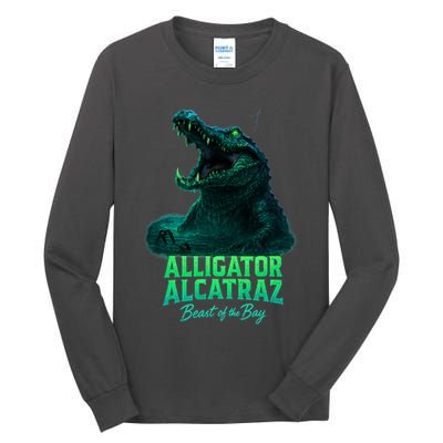 Alligator Alcatraz Beast Of The Bay Tall Long Sleeve T-Shirt