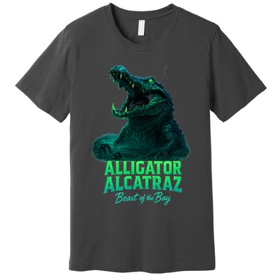 Alligator Alcatraz Beast Of The Bay Premium T-Shirt