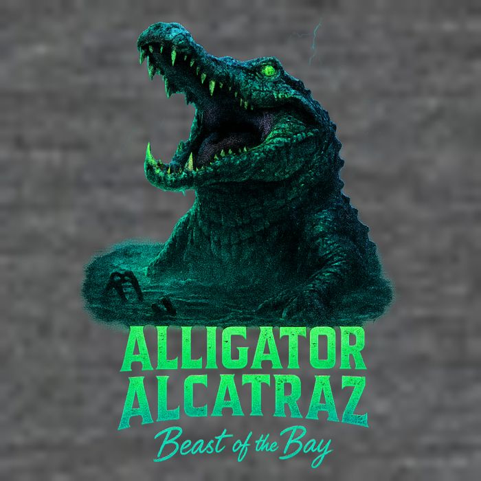 Alligator Alcatraz Beast Of The Bay Womens T-Shirt