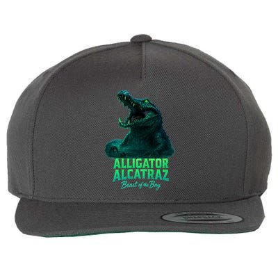 Alligator Alcatraz Beast Of The Bay Wool Snapback Cap
