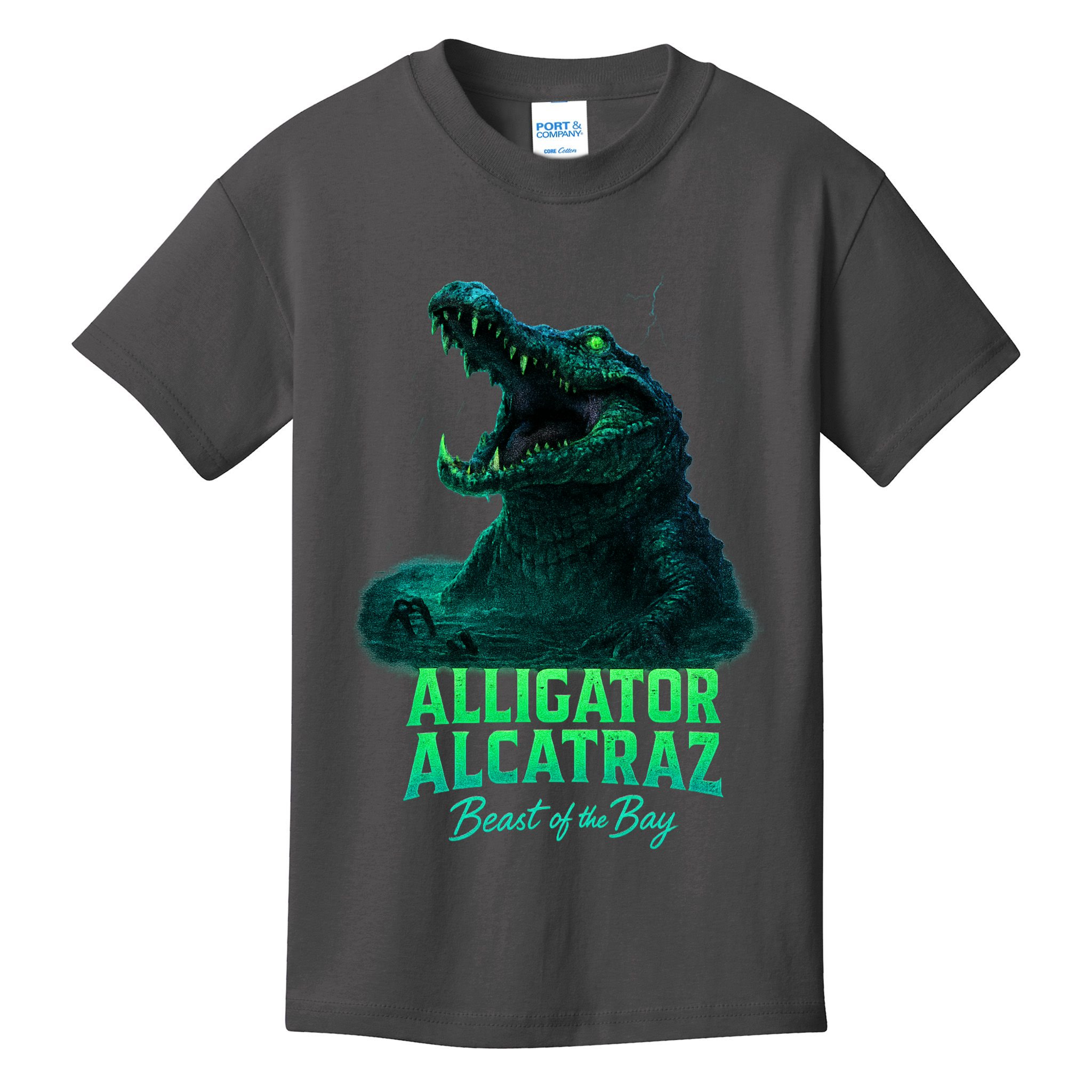 Alligator Alcatraz Beast Of The Bay Kids T-Shirt