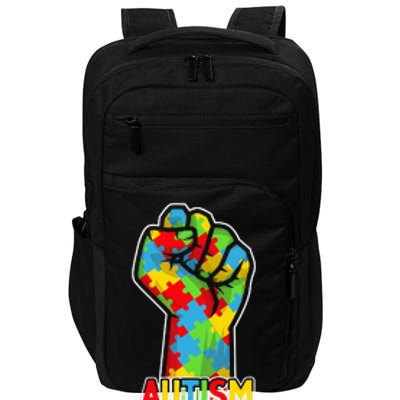 Autism Awareness Brother Acceptance Support Love Impact Tech Backpack