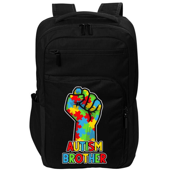 Autism Awareness Brother Acceptance Support Love Impact Tech Backpack