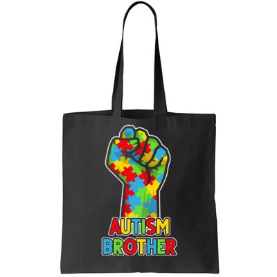 Autism Awareness Brother Acceptance Support Love Tote Bag