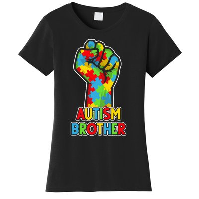 Autism Awareness Brother Acceptance Support Love Women's T-Shirt