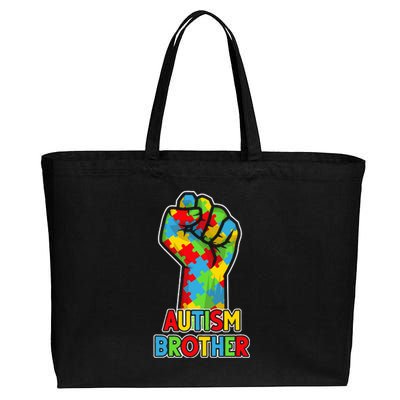 Autism Awareness Brother Acceptance Support Love Cotton Canvas Jumbo Tote