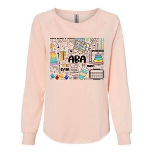 ABA Applied Behavior Analysis BCBA Behavior Analyst Autism Womens California Wash Sweatshirt