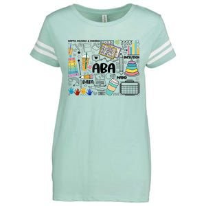 ABA Applied Behavior Analysis BCBA Behavior Analyst Autism Enza Ladies Jersey Football T-Shirt