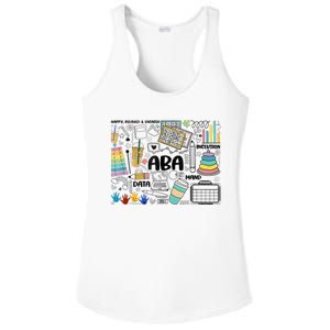 ABA Applied Behavior Analysis BCBA Behavior Analyst Autism Ladies PosiCharge Competitor Racerback Tank