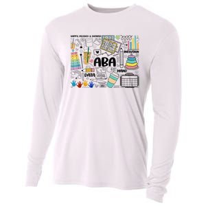 ABA Applied Behavior Analysis BCBA Behavior Analyst Autism Cooling Performance Long Sleeve Crew