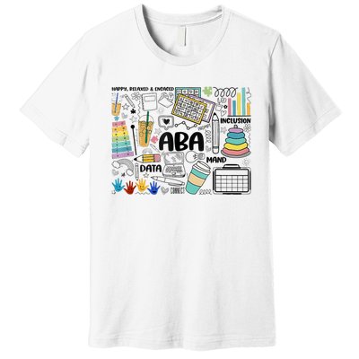 ABA Applied Behavior Analysis BCBA Behavior Analyst Autism Premium T-Shirt