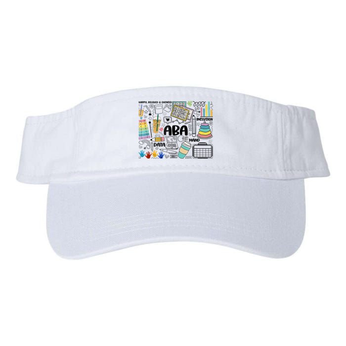 ABA Applied Behavior Analysis BCBA Behavior Analyst Autism Valucap Bio-Washed Visor