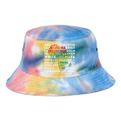 African American Black History Historical Figures Tie Dye Newport Bucket Hat