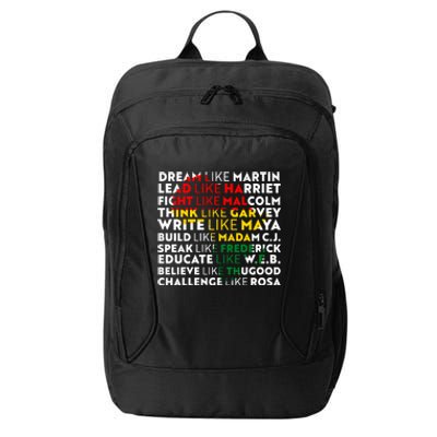 African American Black History Historical Figures City Backpack