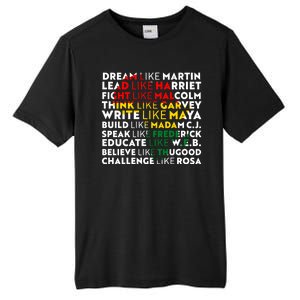 African American Black History Historical Figures Tall Fusion ChromaSoft Performance T-Shirt