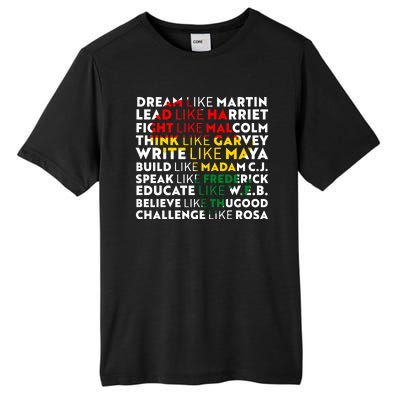 African American Black History Historical Figures Tall Fusion ChromaSoft Performance T-Shirt