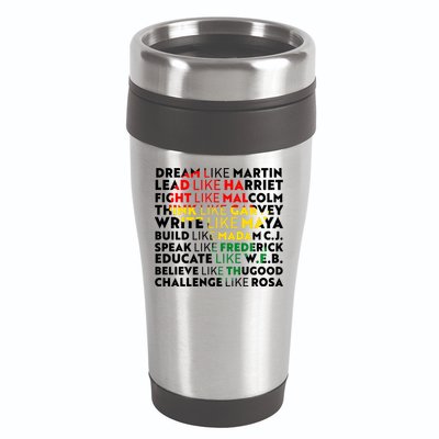 African American Black History Historical Figures 16oz Travel Tumbler